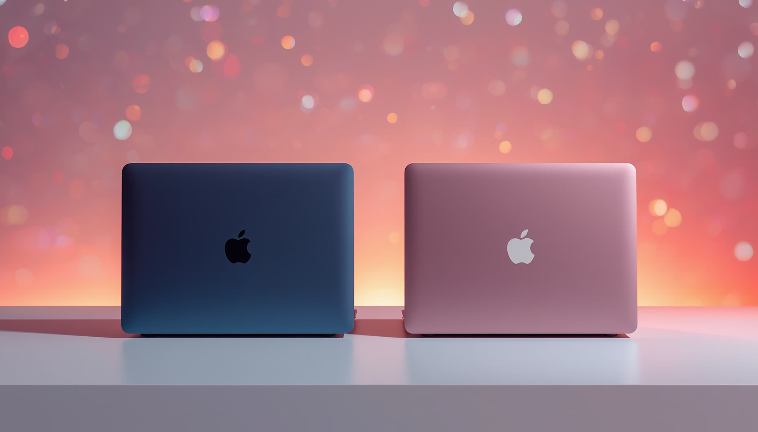 MacBook Neo review 2026 — Apple's $599 budget laptop in indigo and blush colors on a desk
