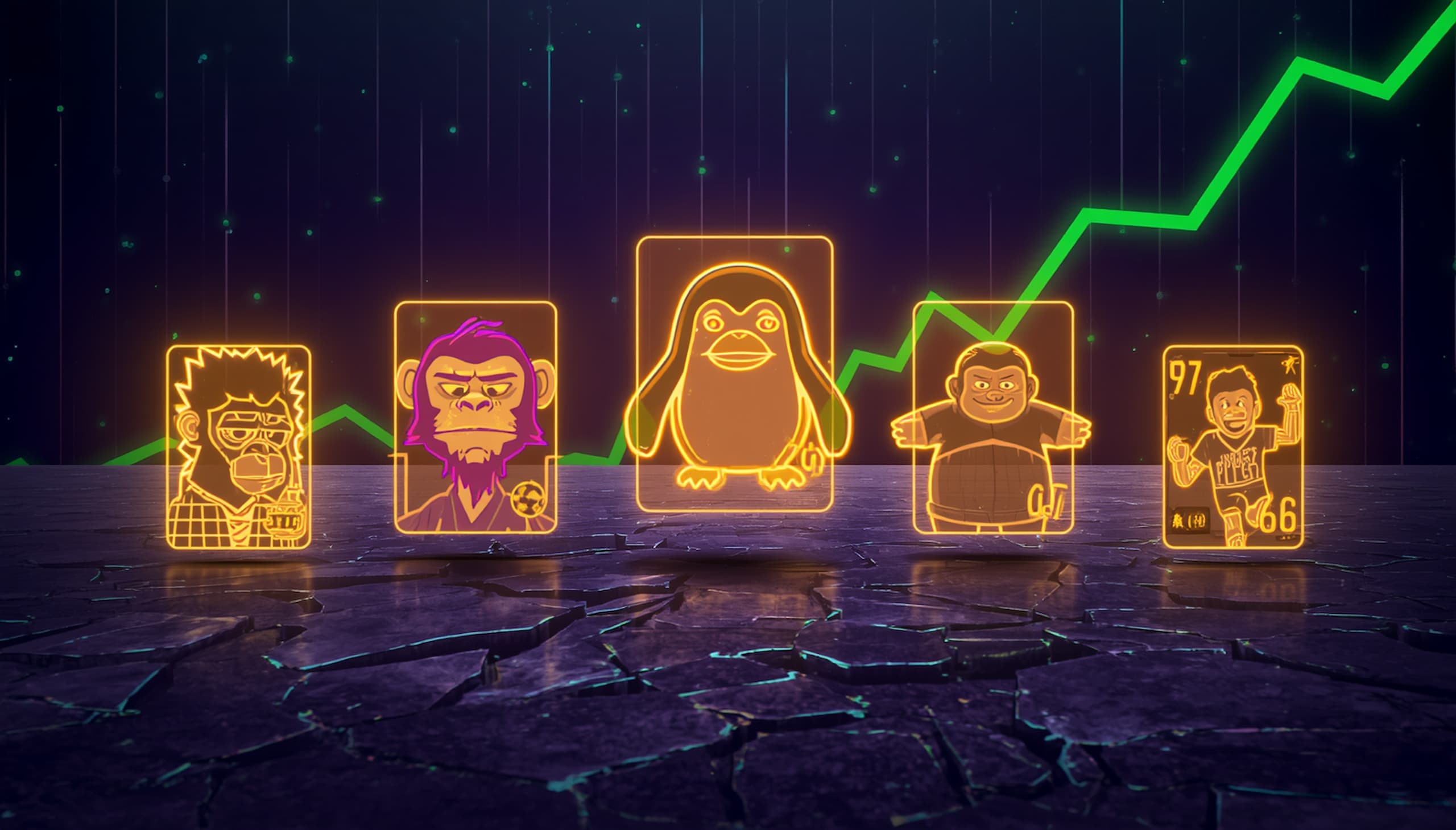 Five NFT projects that survived the crash still thriving in 2026 — blue-chip collections CryptoPunks BAYC Pudgy Penguins