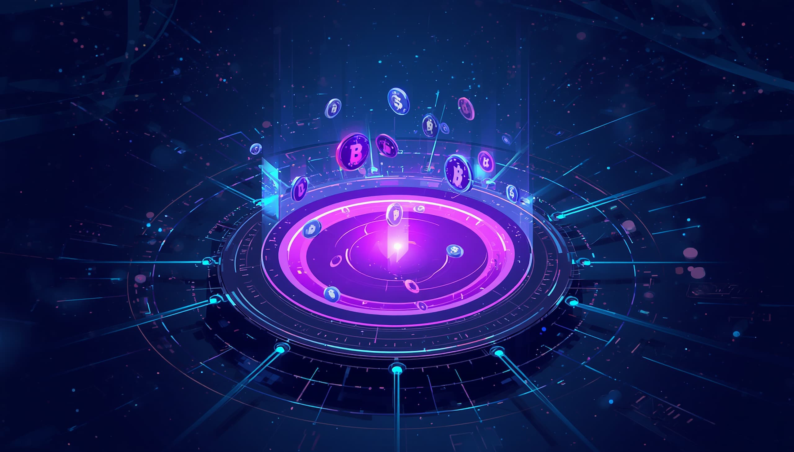 Liquidity pool DeFi concept showing interconnected token pairs, smart contracts, and yield farming rewards in 2026