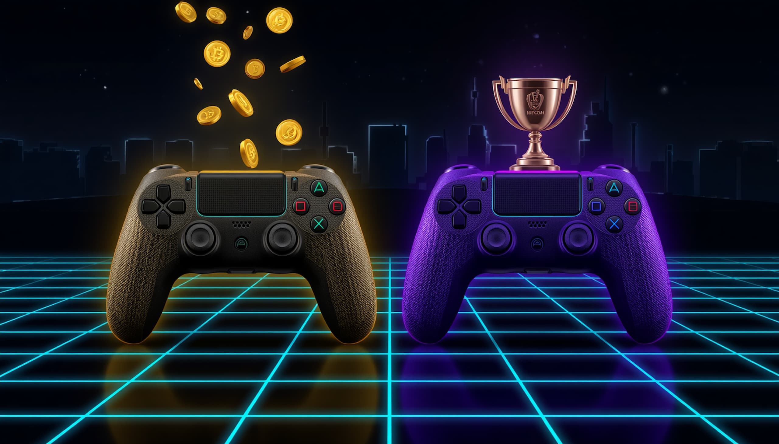 Play to earn vs play to own blockchain gaming comparison showing NFT rewards and digital asset ownership in 2026
