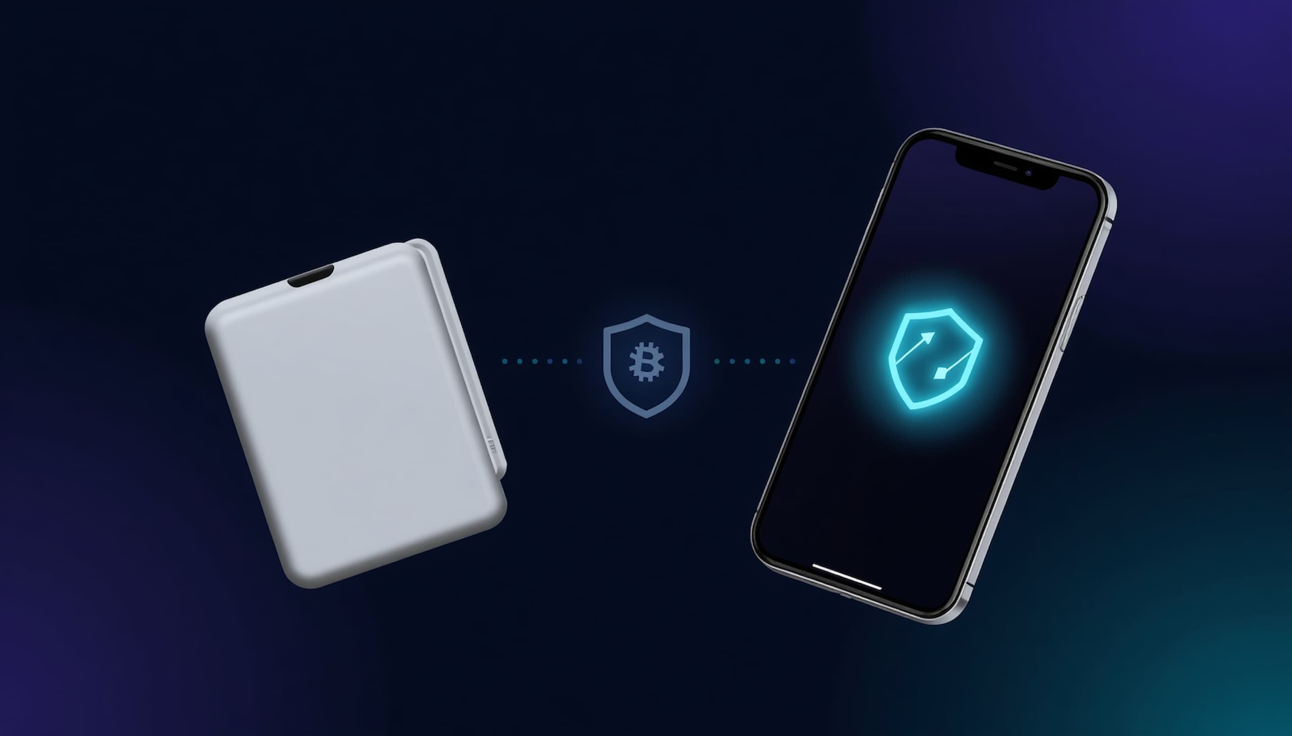 Hardware wallet vs software wallet security comparison 2026 — Ledger device next to MetaMask app on a dark background